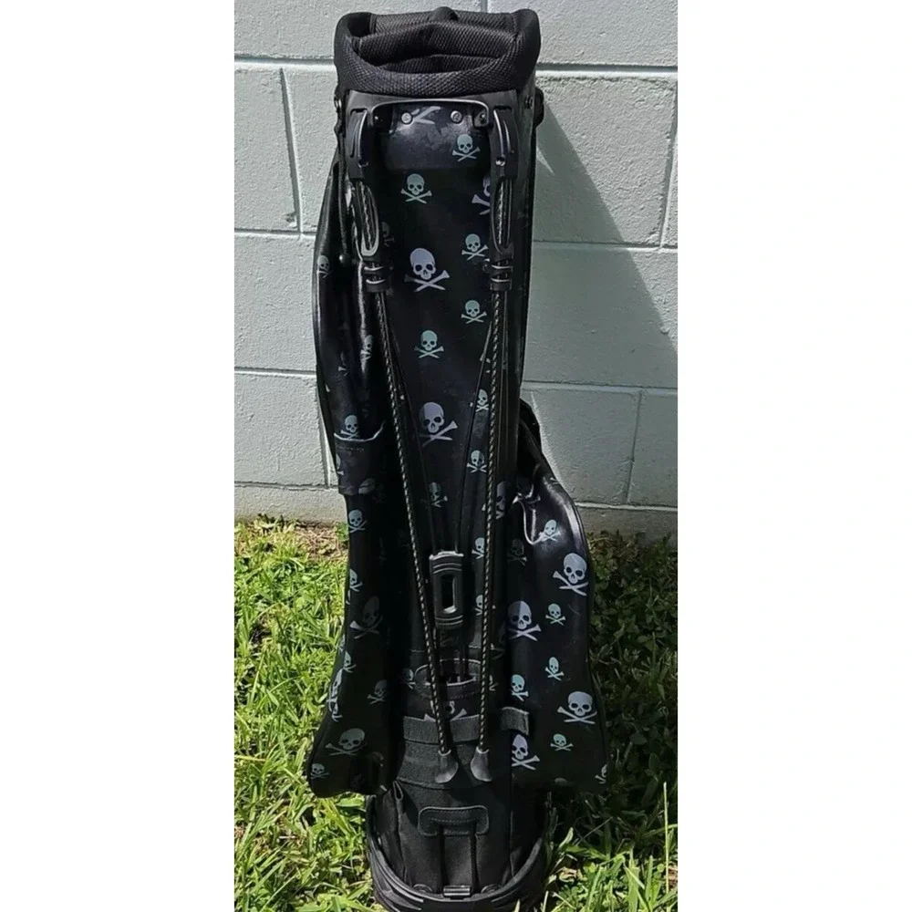 G/FORE & VESSEL Collaboration KILLER CARRY Golf Bag  Nylon Skull Black Limited